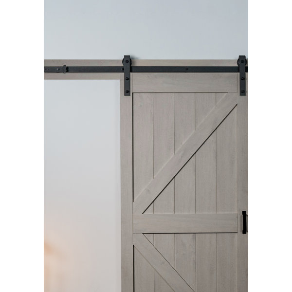 Renin Paneled Manufactured Wood Barn Door with Installation Hardware